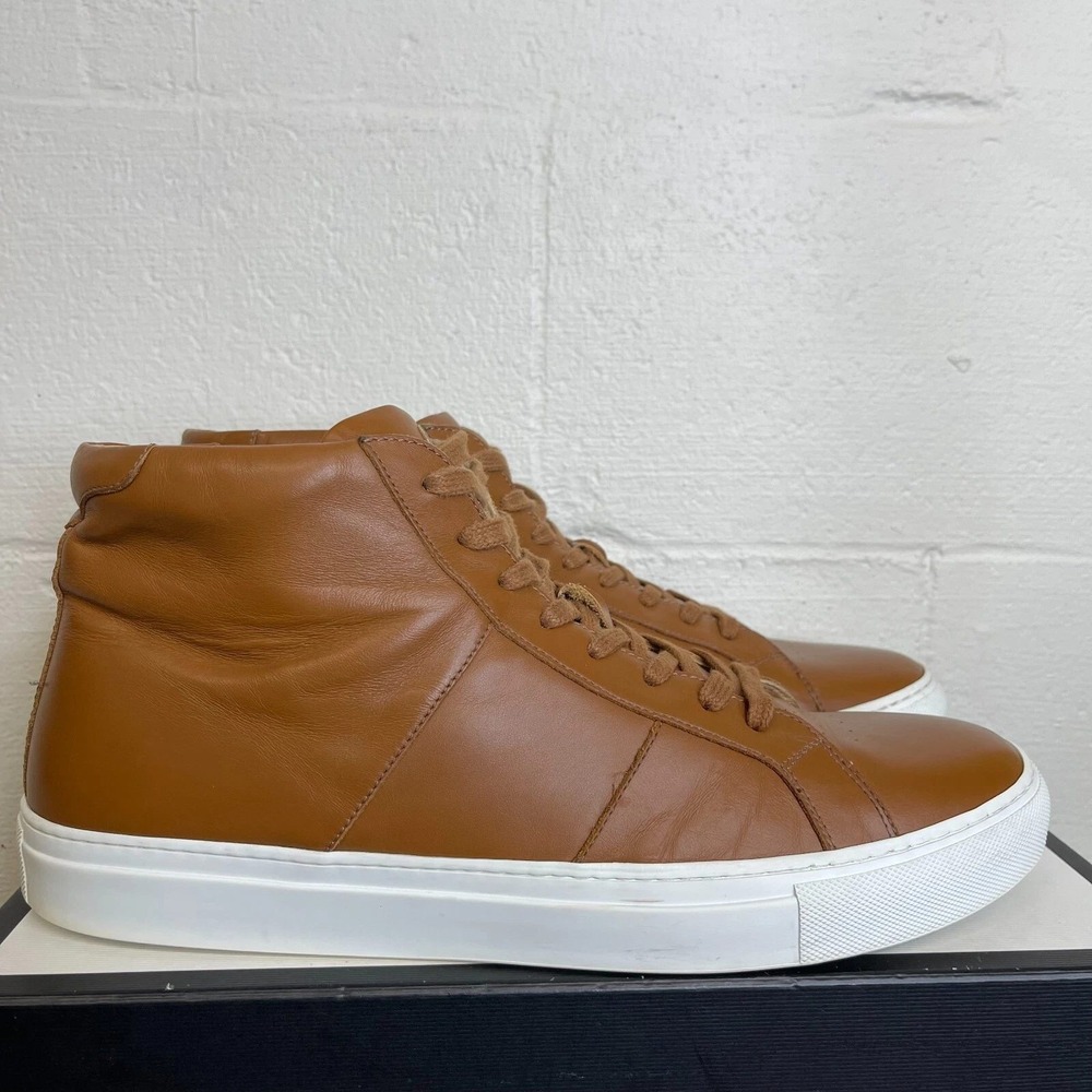 GREATS‎ Brooklyn The Royale Brown Leather High Chukka Boot Lace Up Men's 14 US